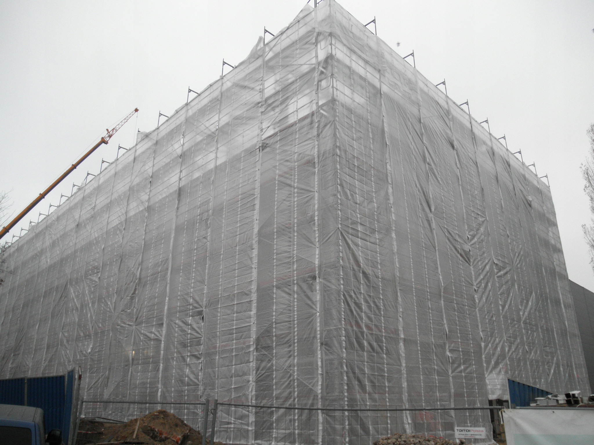 Plachta/fólia na lešenie 2,7x20m ŠTANDARD